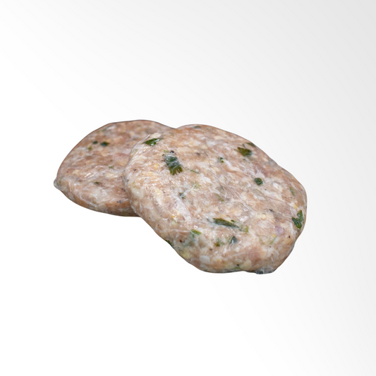 Hamburguesa preparada de pollo